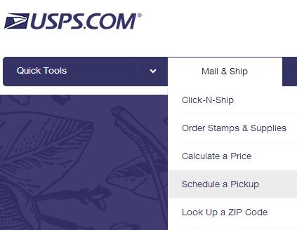 USPS邮局上门取件